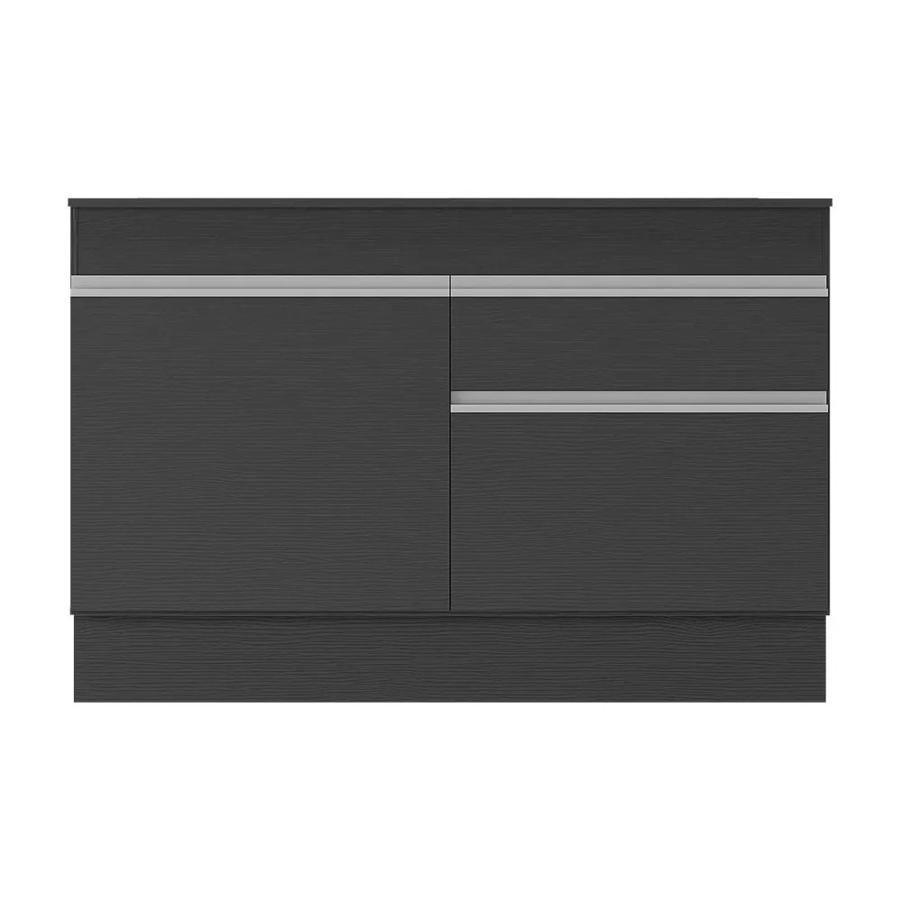 imagem de Balcão Cozinha c/ Rodapé Gabinete Pia 120cm 2 Ptas 1 Gav Veneza Multimóveis MP2117.898